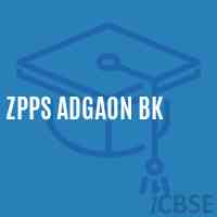 Zpps Adgaon Bk Primary School Logo