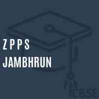 Z P P S Jambhrun Middle School Logo