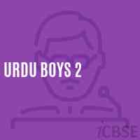 Urdu Boys 2 Middle School Logo
