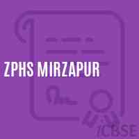 Zphs Mirzapur Secondary School Logo
