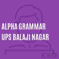 Alpha Grammar Ups Balaji Nagar Middle School Logo