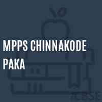 Mpps Chinnakode Paka Primary School Logo
