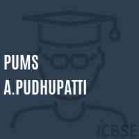 Pums A.Pudhupatti Middle School Logo