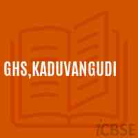 Ghs,Kaduvangudi Secondary School Logo