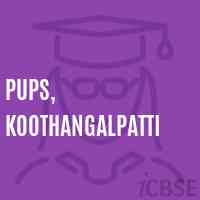 Pups, Koothangalpatti Primary School Logo