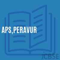 Aps,Peravur Primary School Logo