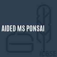 Aided Ms Ponsai Middle School Logo