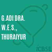 G.Adi Dra. W.E.S., Thuraiyur Primary School Logo