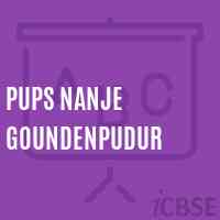 Pups Nanje Goundenpudur Primary School Logo