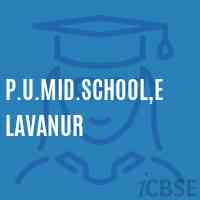 P.U.Mid.School,Elavanur Logo