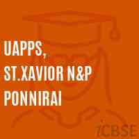 Uapps, St.Xavior N&p Ponnirai Primary School Logo
