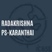 Radakrishna Ps-Karanthai Primary School Logo