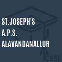 St.Joseph'S A.P.S. Alavandanallur Primary School Logo
