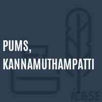 Pums, Kannamuthampatti Middle School Logo