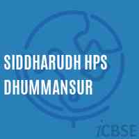 Siddharudh Hps Dhummansur Middle School Logo