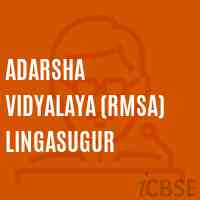 Adarsha Vidyalaya (Rmsa) Lingasugur Secondary School Logo