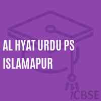 Al Hyat Urdu Ps Islamapur Middle School Logo