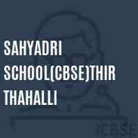 Sahyadri School(Cbse)Thirthahalli Logo