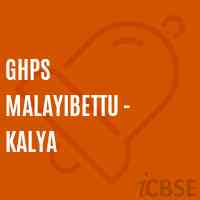 Ghps Malayibettu - Kalya Middle School Logo
