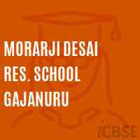 Morarji Desai Res. School Gajanuru Logo