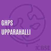 Ghps Upparahalli Middle School Logo