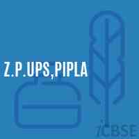 Z.P.Ups,Pipla Middle School Logo