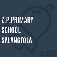 Z.P.Primary School Salangtola Logo