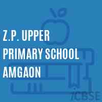 Z.P. Upper Primary School Amgaon Logo