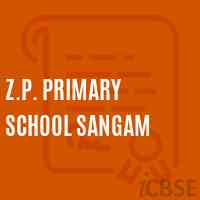 Z.P. Primary School Sangam Logo
