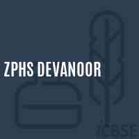 Zphs Devanoor Secondary School Logo