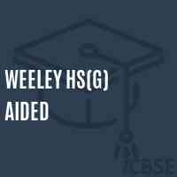 Weeley Hs(G) Aided Secondary School Logo