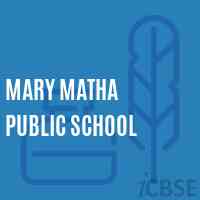 Mary Matha Public School Logo