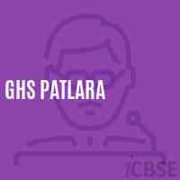 Ghs Patlara Secondary School Logo
