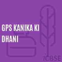 Gps Kanika Ki Dhani Primary School Logo