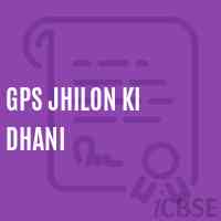 Gps Jhilon Ki Dhani Primary School Logo