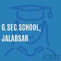 G.Sec.School, Jalabsar Logo