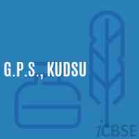 G.P.S., Kudsu Primary School Logo