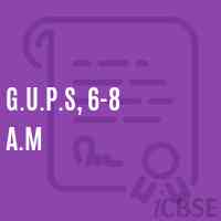 G.U.P.S, 6-8 A.M Middle School Logo