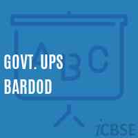 Govt. Ups Bardod Middle School Logo
