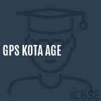 Gps Kota Age Primary School Logo