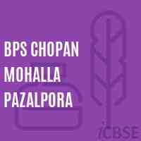 Bps Chopan Mohalla Pazalpora Primary School Logo