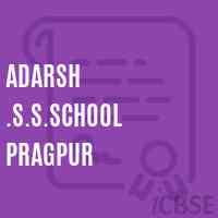 Adarsh .S.S.School Pragpur Logo