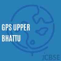 Gps Upper Bhattu Primary School Logo