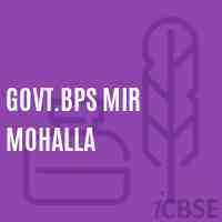 Govt.Bps Mir Mohalla Secondary School Logo