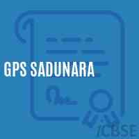 Gps Sadunara Primary School Logo