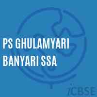 Ps Ghulamyari Banyari Ssa Primary School Logo