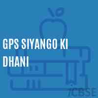 Gps Siyango Ki Dhani Primary School Logo