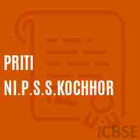 Priti Ni.P.S.S.Kochhor Secondary School Logo