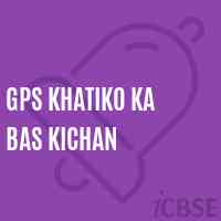 Gps Khatiko Ka Bas Kichan Primary School Logo