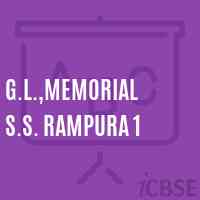 G.L.,Memorial S.S. Rampura 1 Primary School Logo